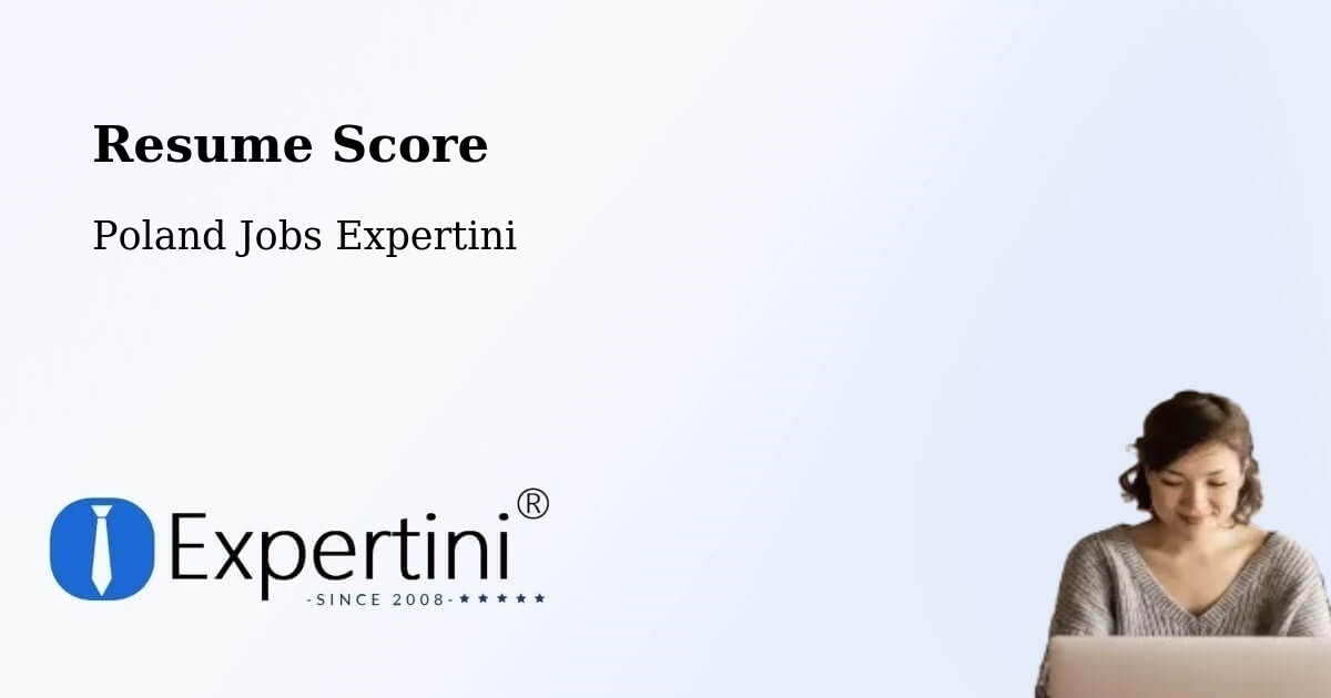 Resume Score & Job Description Match Tool – Łużna - Poland Jobs Expertini